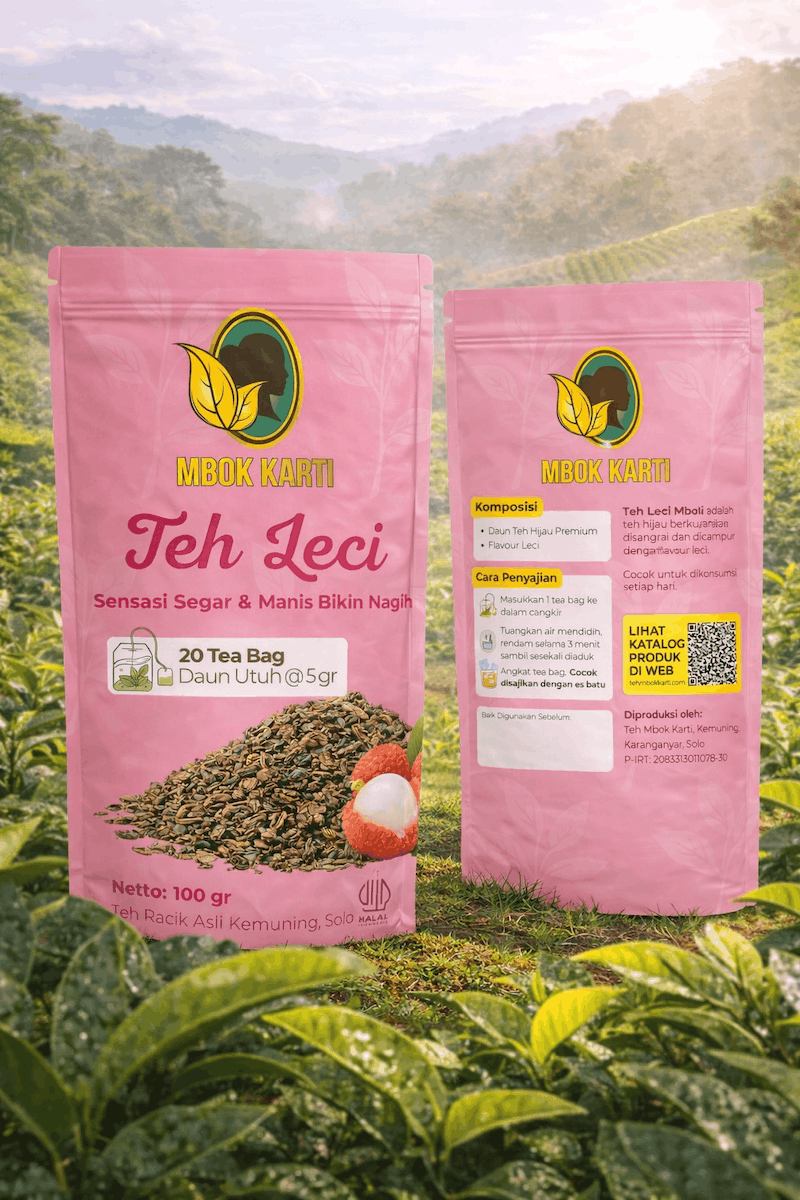Teh Leci Tea Bag Teh Mbok Karti